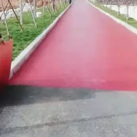 汉中​ 彩色路面喷涂翻新是一种低成本